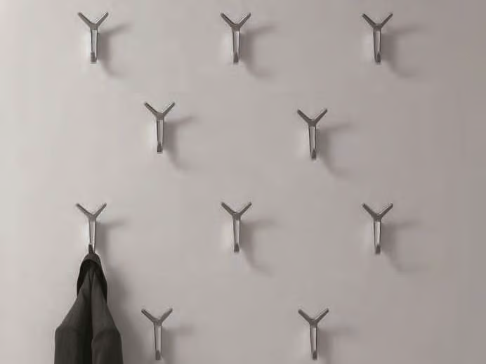 BATTISTA - Wall-mounted aluminium coat rack _ Caimi Brevetti